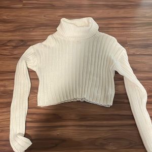 Forever21 Chunky White Turtleneck